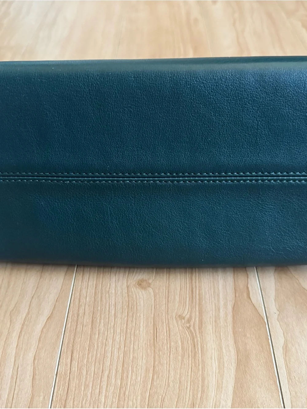 Fendi By The Way Satchel in Small, Dark Green Leather Crossbody with Pink Tag